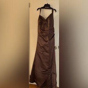 Chocolate Bridle Gown by Bill Evkoff
